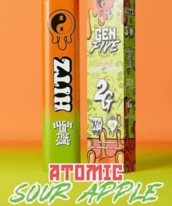 Atomic Sour Apple hitz disposable